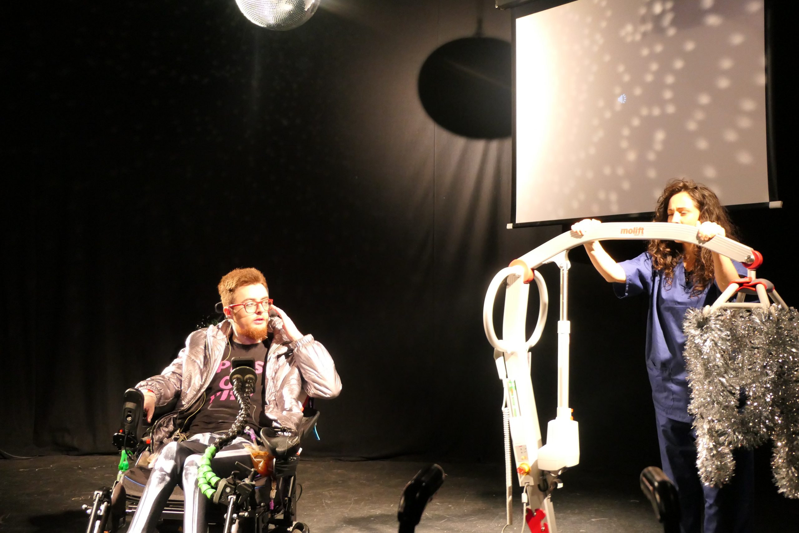 Jamie Hale - NOT DYING rehearsals, the Albany, Deptford